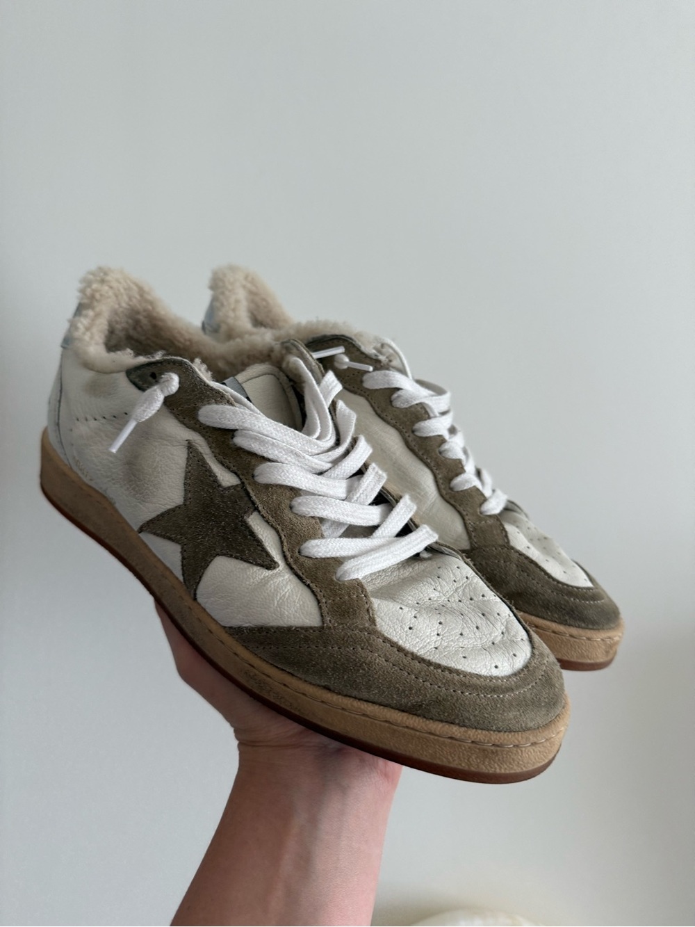 Golden Goose Sneakers Ballstar with shearling Women’s size 41 (us 11)